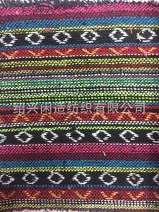 Ретро геометрический цвет цветочного цвета ткацкий хлопковая пряжа национальная ткань Туризм Упаковка, одежда, скатерть на ногах