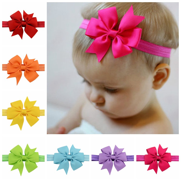 Children's hair band with fish tail bow hair with baby head with European and American children's jewelry 567