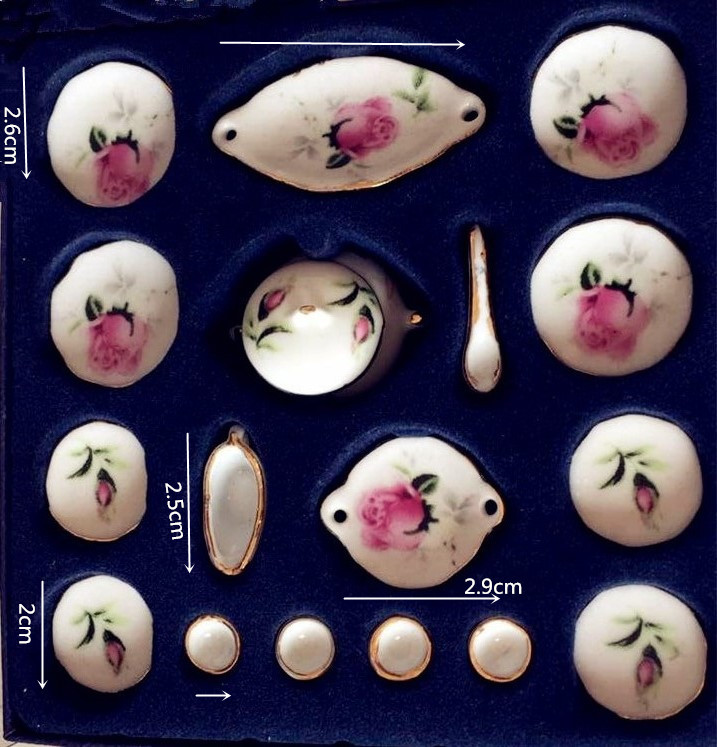 dollhouse  miniaturesʳ��ģ�ͷ��������������18ͷ�մɲ��