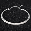Fashionable accessory, choker for bride, crystal, short necklace, Korean style, wholesale, diamond encrusted