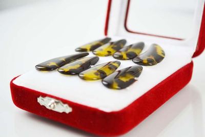 古筝指甲批发 仿天然色古筝指甲 成人儿童凹槽古筝指甲|ms