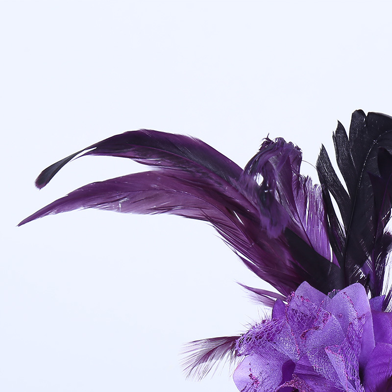 Feather Mask Purple