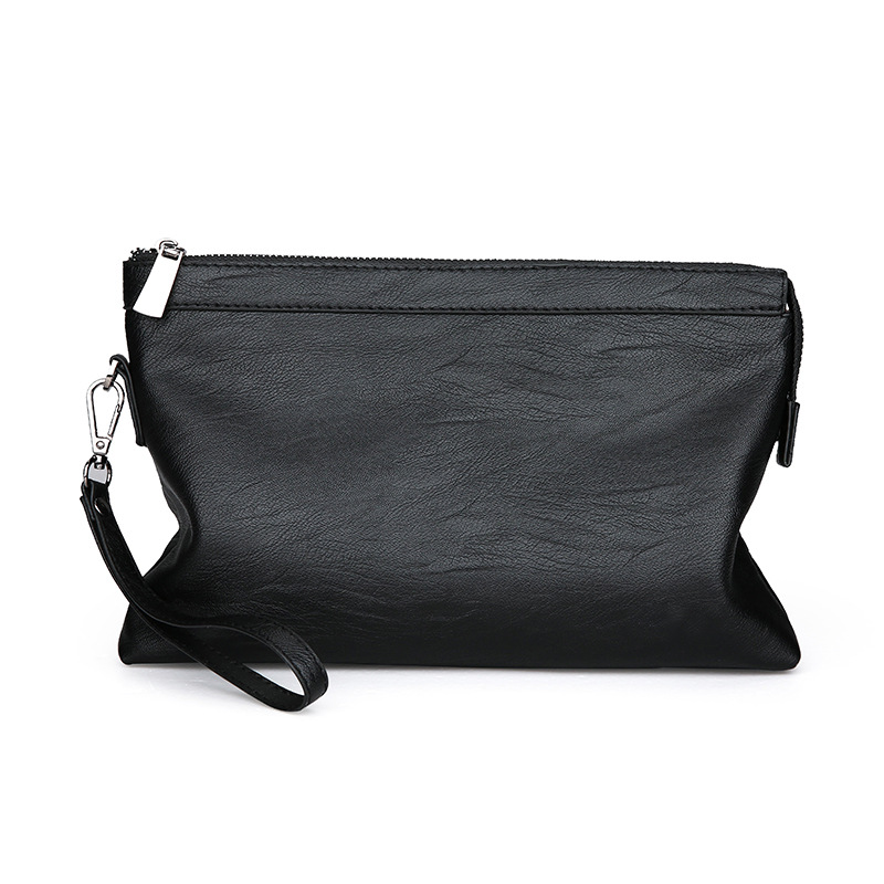 Cross border Source of goods customized new pattern man leisure time Envelope bag Korean Edition Single zipper clutch bag computer Mobile phone bag wholesale