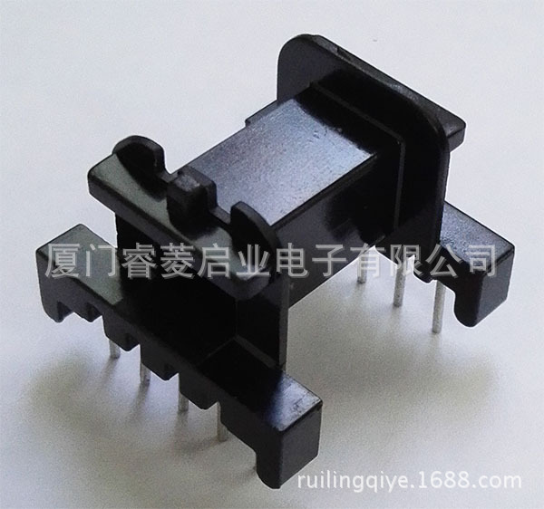 EF25 卧式 5+5 针距4.0 排距20.0 高18.8 针径0.8 骨架顶部过线槽