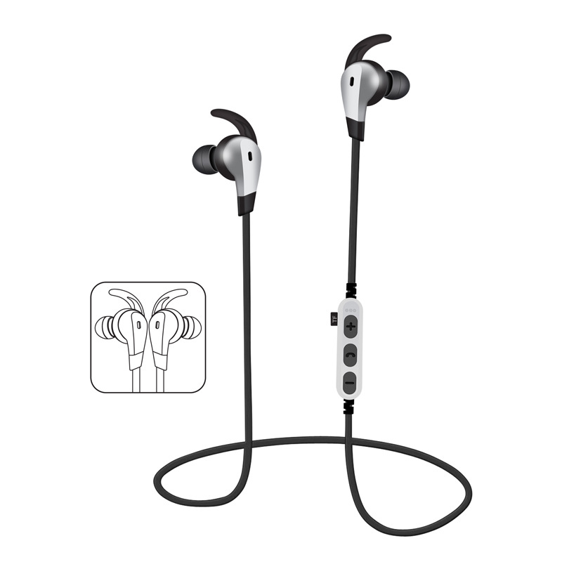 MS-T6 TF插卡运动蓝牙4.2跑步无线立体声挂耳式音乐通话耳机厂家