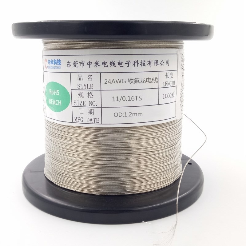 Провод термостойкий China-US 24AWG черный