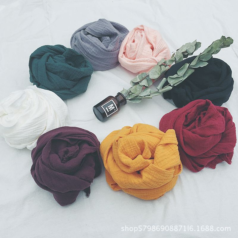 ( Loss Clearance) Autumn And Winter Korean Version Of Male And Female Baby Scarf Cotton Soft And Warm Children's Scarf Small Scarf