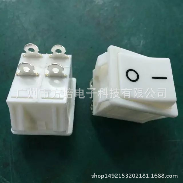 白色船型开关 白色带灯船型开关 白色三档船型开关