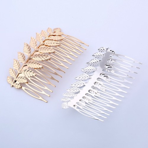 Ka Zhu Tong leaf hair comb insert comb European and American Baroque bridal hair accessories headdress birthday gift manufacturer direct sale