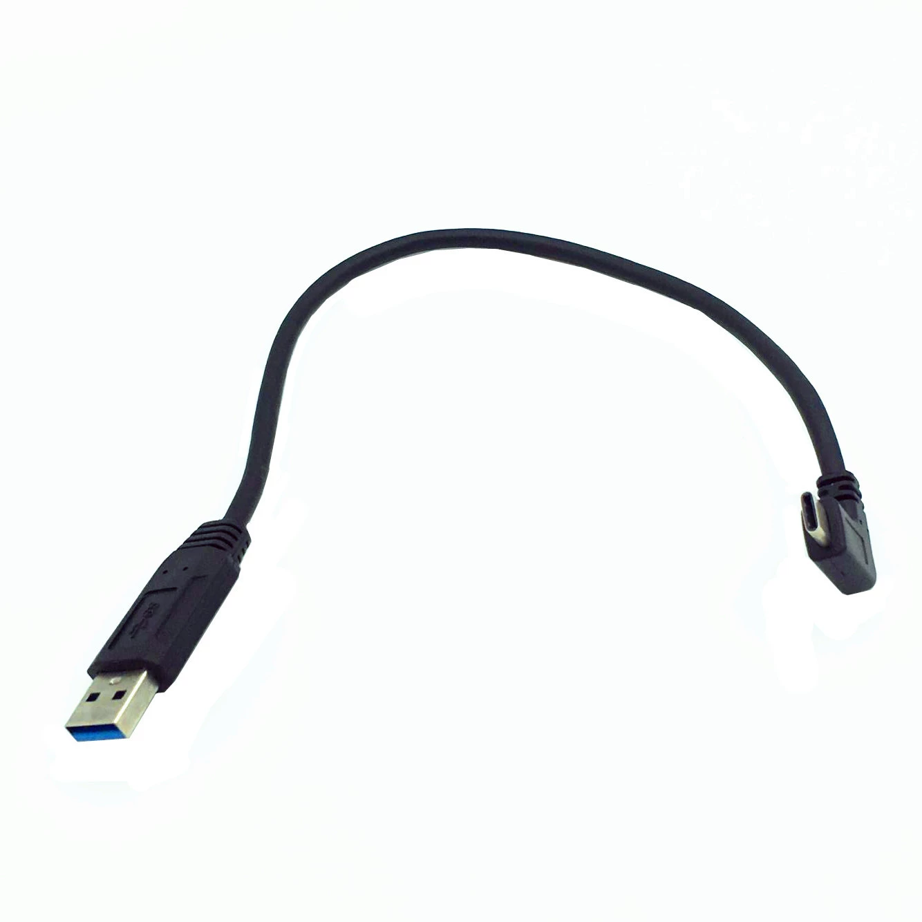 USB3.0 AM straight head to Type-C elbow data cable computer notebook mobile phone data charging cable