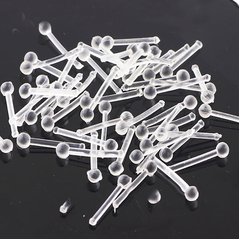 Acrylic Nose Nail Nose Ring Piercing Jewelry Stainless Steel Geometric Style detail image 8