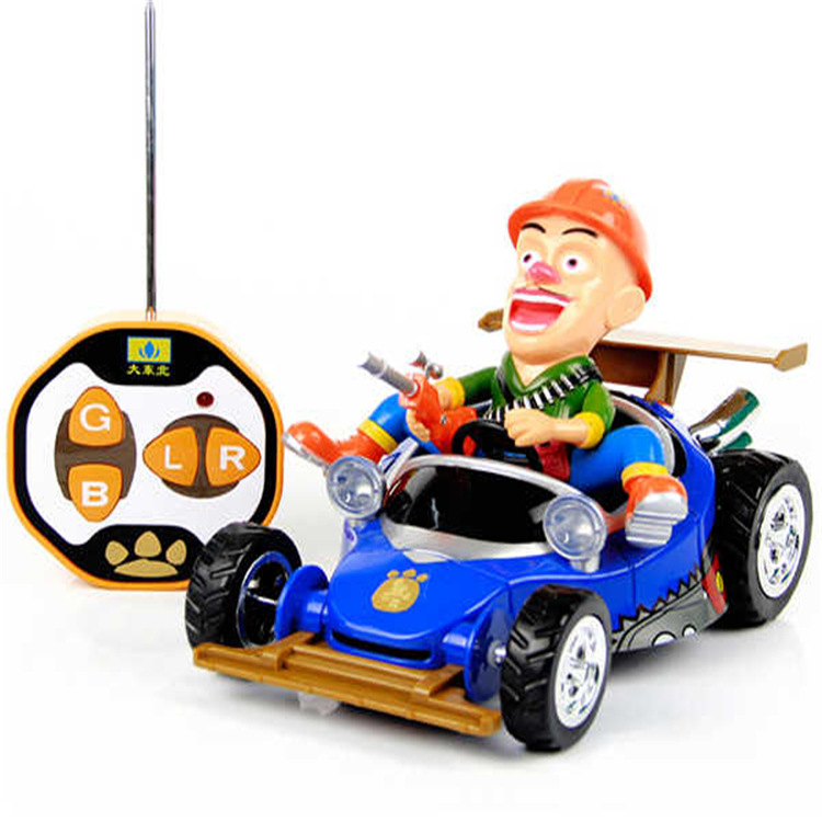 龙祥遥控车熊出没变形记玩具车光头强遥控汽车 儿童翻斗车特技车