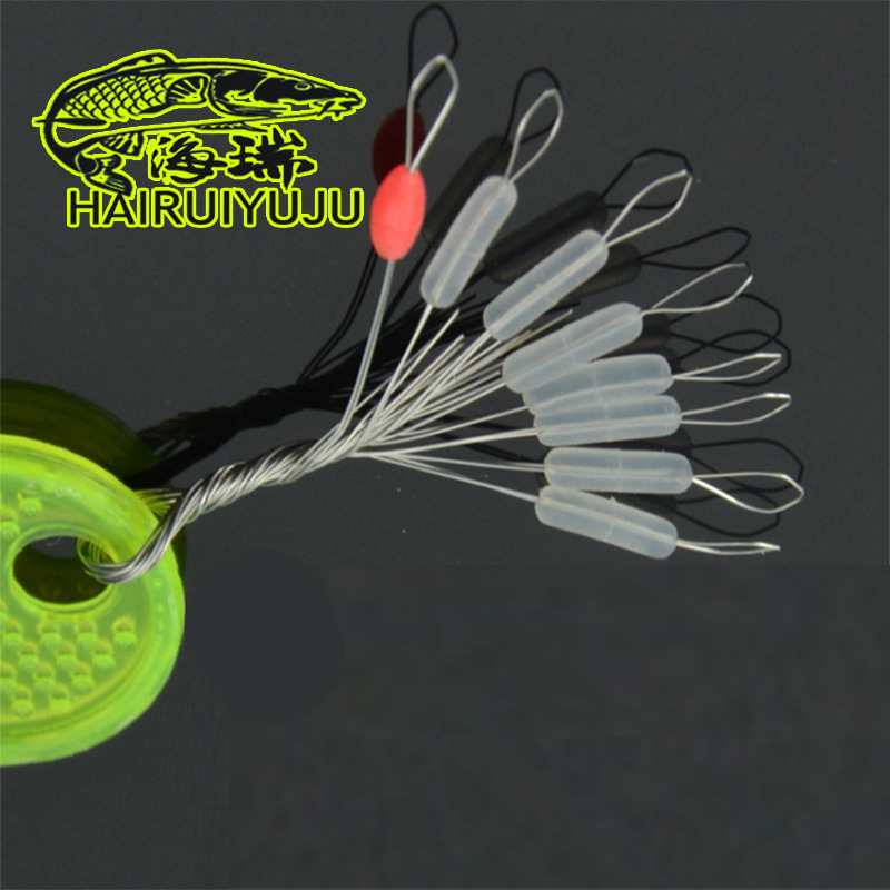 批发 散装透明硅胶太空豆7+1 水无影 同心度高 不伤线海瑞圣渔具