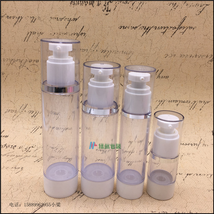 [Spot supply] 30ml vacuum bottle transparent cosmetic bottle Lotion bottle essence lotion bottle skin care bottle