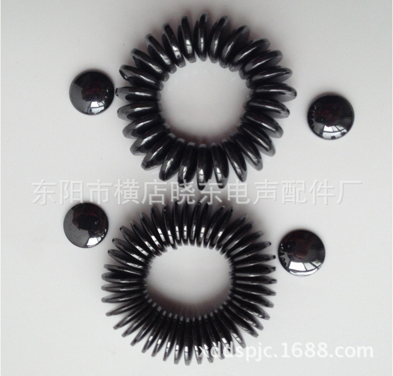 黑色抛光磁铁 同性20*3 铁氧体 床垫用磁强磁工业磁