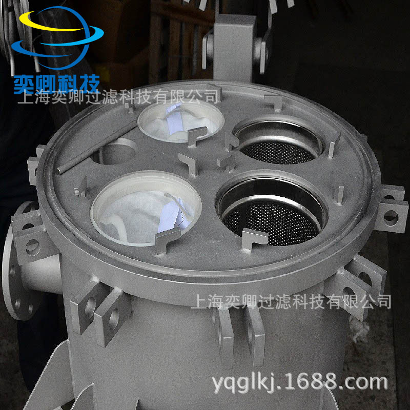 供应布袋过滤器 袋式过滤器 垂直不锈钢袋式过滤器 液体过滤4袋