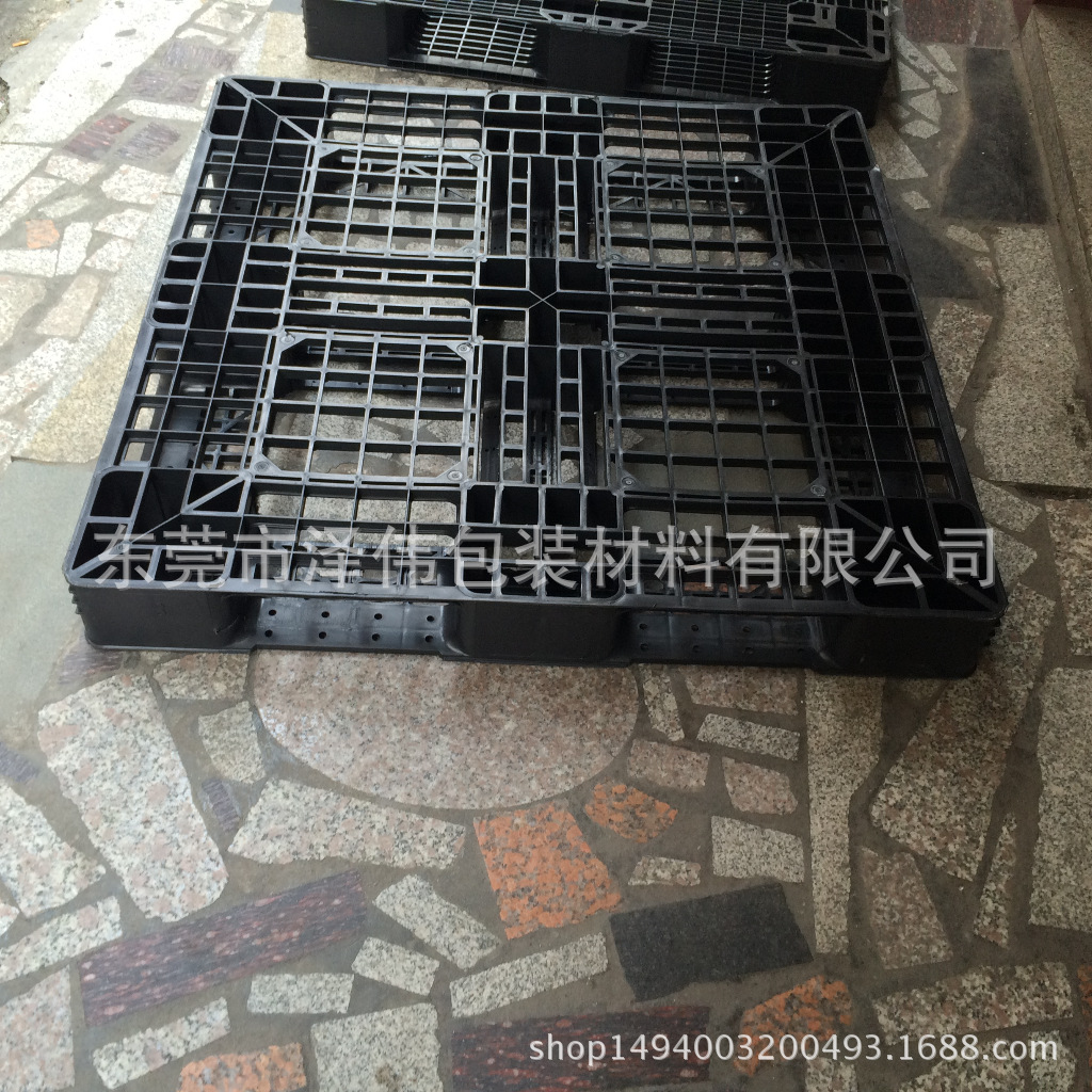 供应黑色塑胶防静电卡 塑胶托盘 电子周转防静电卡板 田字型