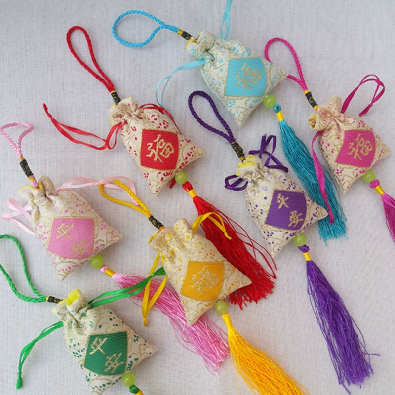 Оптовая Продажа с фабрики Ping An Fu Саше пустой мешок саше пустой мешок кошелек Дракон Лодка Фестиваль саше Автомобильные украшения