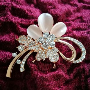 Fashionable brooch, metal accessory, suit, dress, elegant pin lapel pin, wholesale