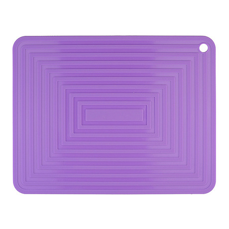 gợn sóng hình chữ nhật lớn cách mat silicone mat nồi pad mat bát mat cấp thực phẩm silicone mat pad Tây Silicone giả