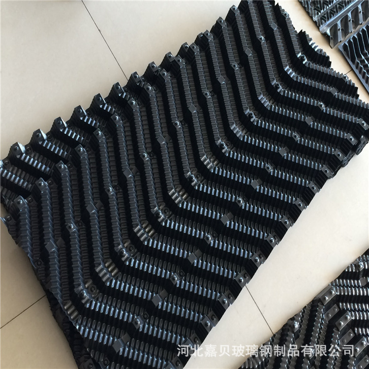 冷却塔填料耐高温腐蚀六角蜂窝式填料PVC散热填料S波点填料