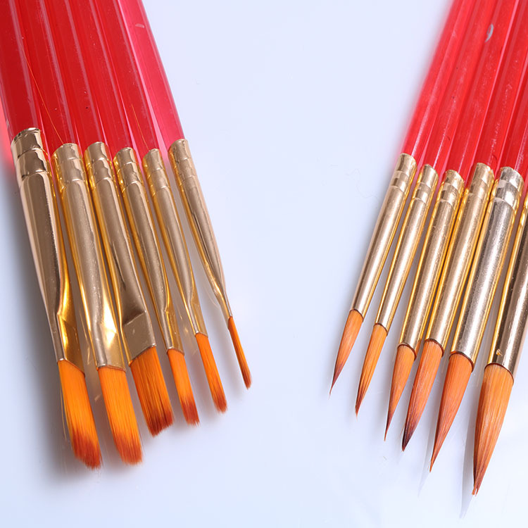 黄尼龙毛塑料杆1