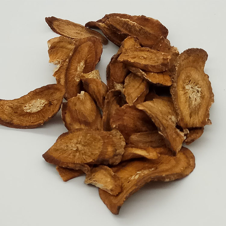 Dried Burdock Root Slices Low Temperature Baked Niu Bang Pian for Herbal Soups and Teas quality and texture