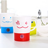 Factory Direct Selling Cute Creative Smile Wash Cup Cartoon Couple Cup Creative Colorful Multifunctional Water Cup