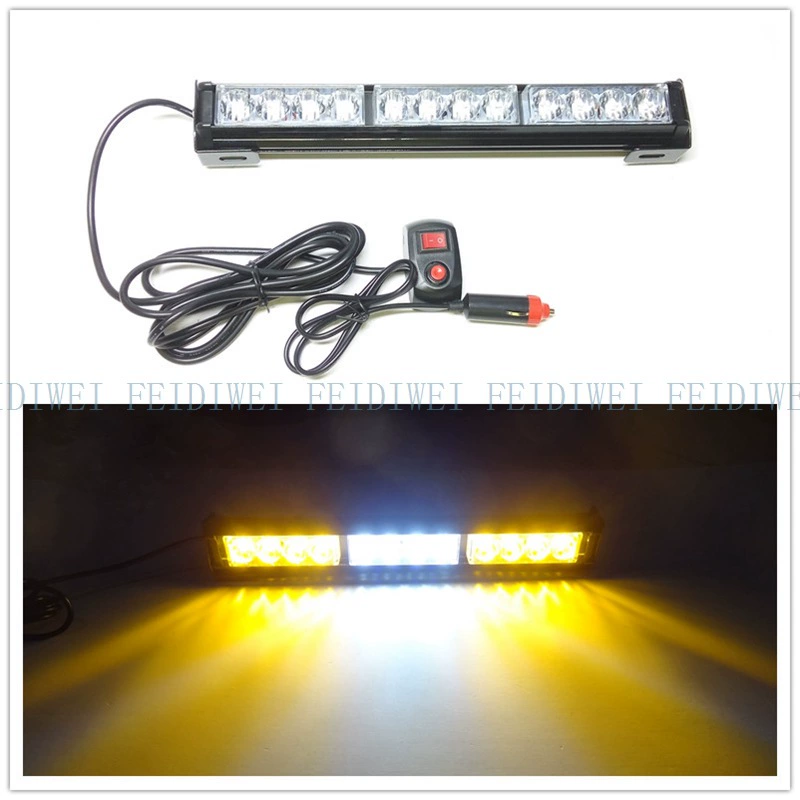 904-3 12LED высокой мощности светодиодная вспышка света бар палку света вспышки света 12V