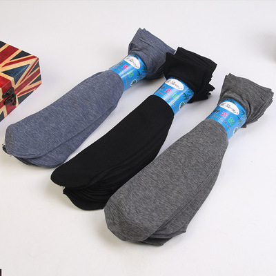 Spring business affairs Medium hose Mature man Aged comfortable Socks Let go Mercerized cotton Silk stockings wholesale