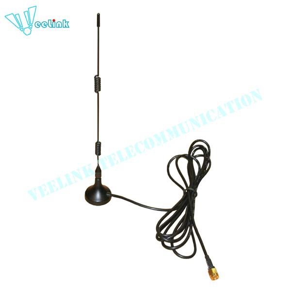 天线WIFI2.4G增益7dBi垂直极化带馈线磁吸盘天线