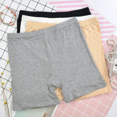 Enhance the code modal for extended anti-scuff women's safety pants, solid color minimalist, summer versatile leggings for women.