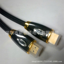 高端HDMI高清线1.4版本锌合金金属装配外壳 支持4K电视 3D
