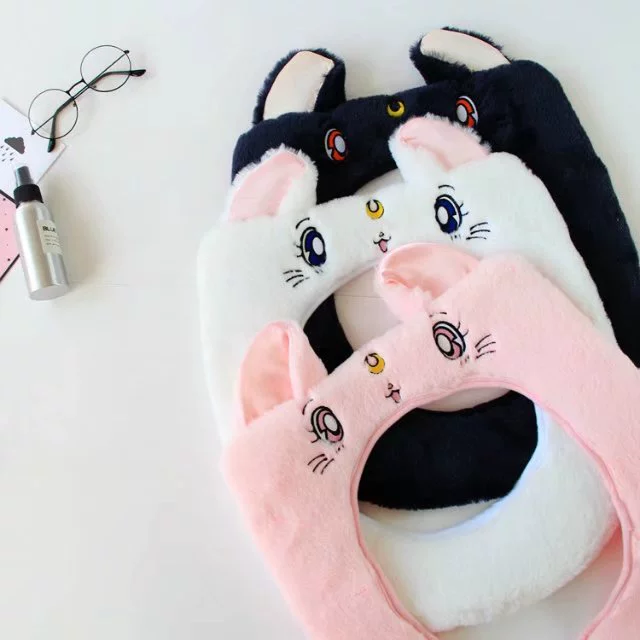 Cute cartoon toilet seat, Sailor Moon