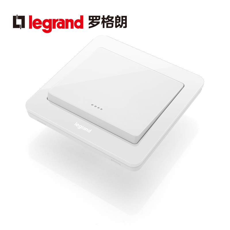 Legrand tcl switch socket Yi Dian white One opening Single control fluorescence Wall source 86 type