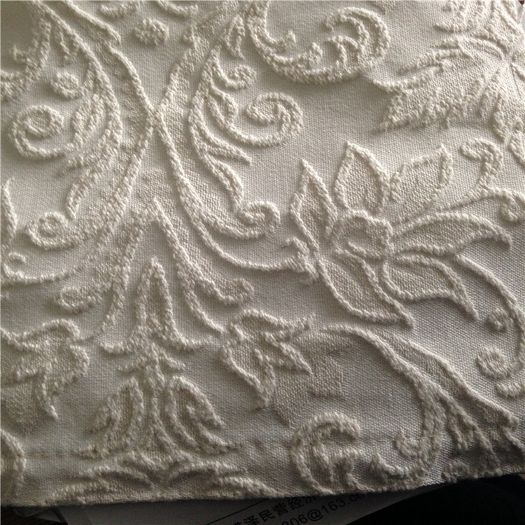 雪尼尔浮雕大提花