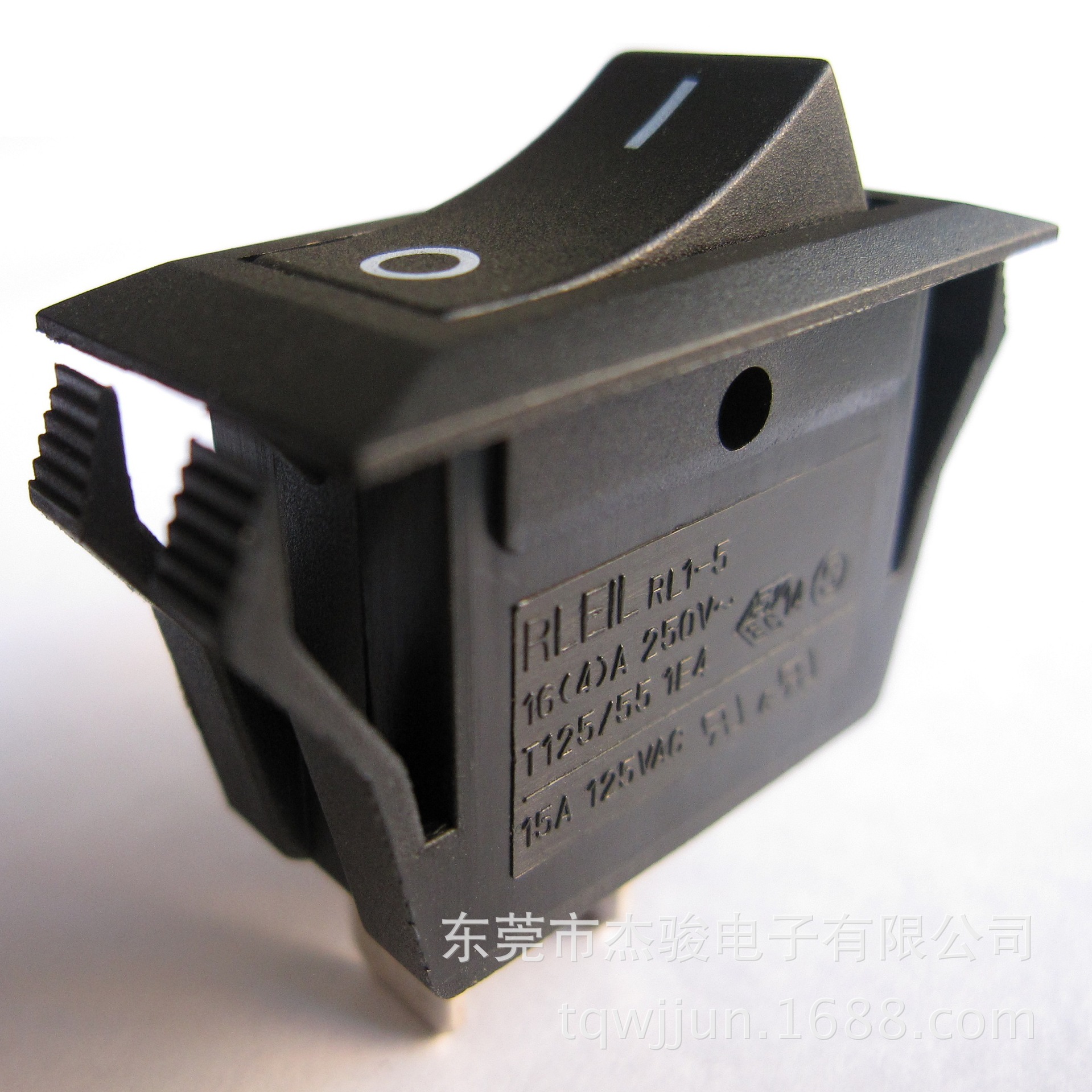 供应RLEIL船型开关 跷板开关RL1-5(W)-11-C-2-BK/BK-P9