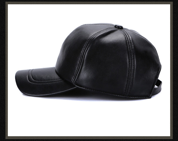 羊皮棒球帽男  (13)
