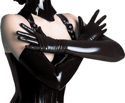 Foreign trade European and American sexy lingerie accessories, patent leather long gloves, pole dancing gloves wholesale and dropshipping