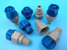 塑料快拆喷嘴工业冲洗喷淋喷雾锥形冷却可拆卸清洗除尘PP扇形喷头