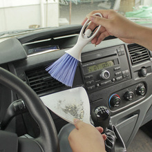 汽車空調出風口清潔刷用品軟毛刷除塵刷子車內多功能內飾清洗工具