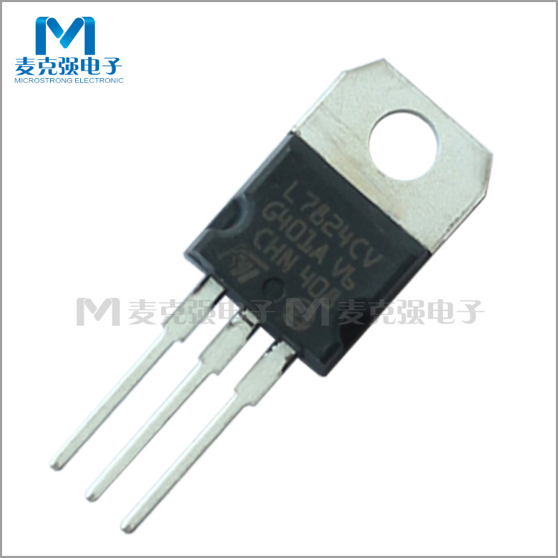 ST原装L7824CV TO-220三端稳压管直插三极管 稳压IC 现货全新