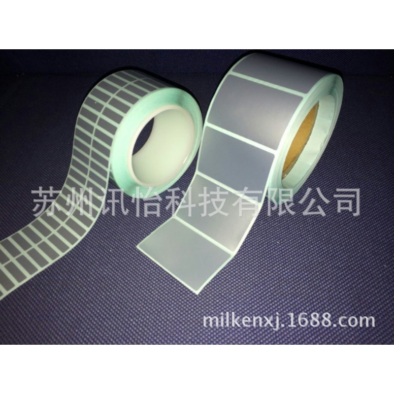 深圳LINTEC聚酯PET哑银标签100*42单排R22拼-POLYESTER标贴厂条码