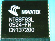 全新原装NT68F63 NT68F63L PLCC-44驱动板常用MCU程序芯片