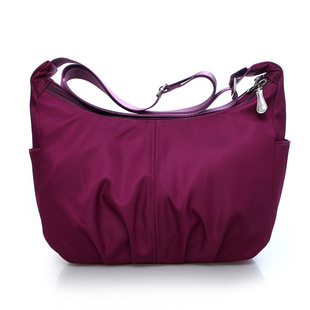 (Wholesale), waterproof nylon capacious one-shoulder bag for leisure, shoulder bag, Korean style