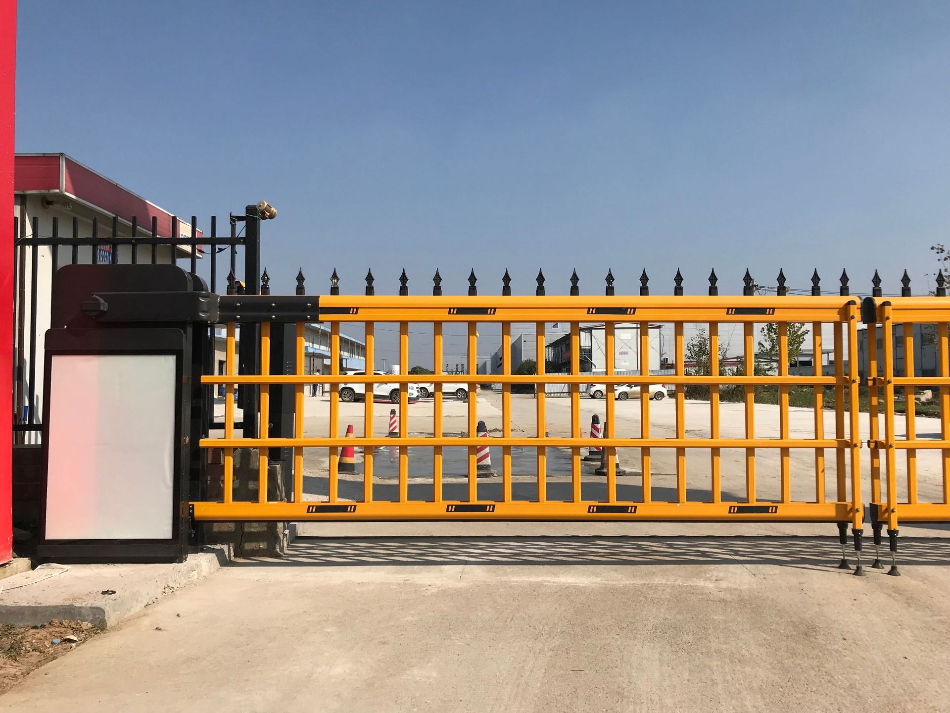 南京大型空降闸百胜智能变频重型道闸门车辆自动感应起落杆挡车器-阿里巴巴