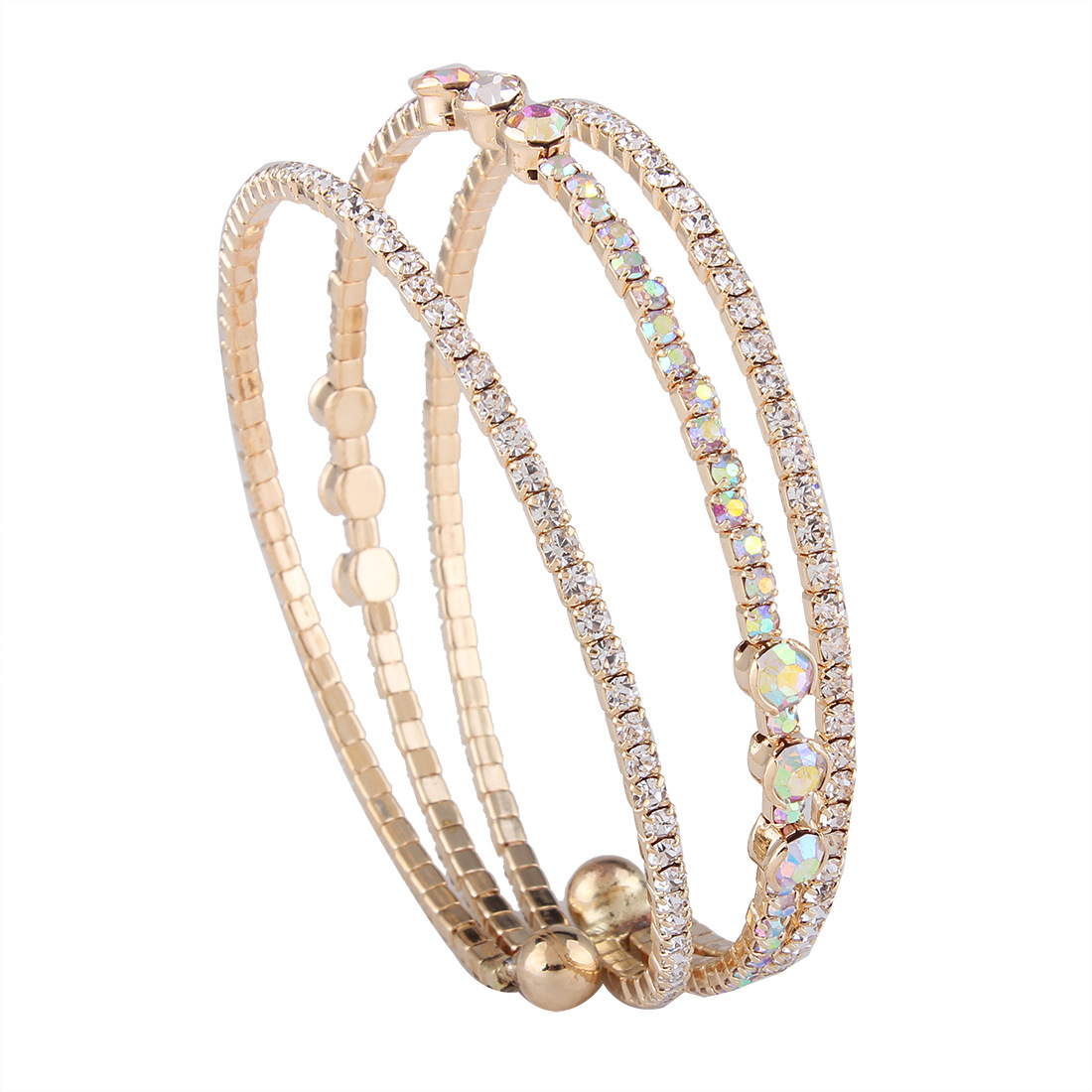 Occident and the United States alloy plating Bracelet (White k)NHNMD3764-White k