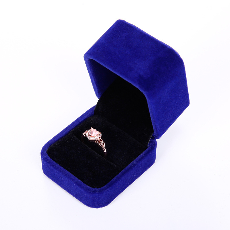 Plastic Material Simple Style Commute Solid Color Plastic Cloth Jewelry Boxes