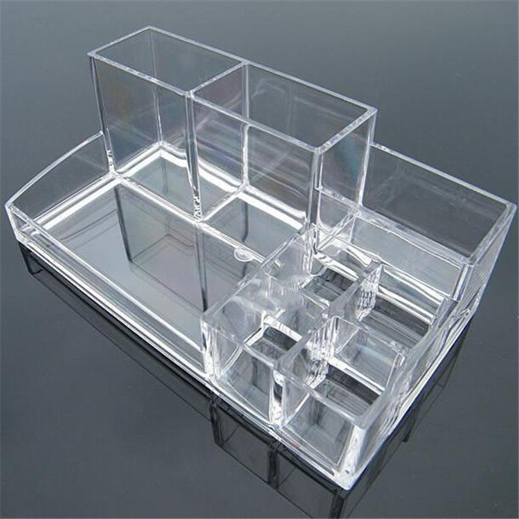 透明收纳盒亚克力化妆品盒子 有机玻璃中号抽屉组合叠加收纳