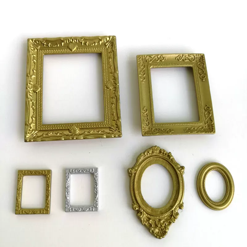 Маленькая фоторамка, домик куклы с аксессуарами, масштаб 1:12, DIY